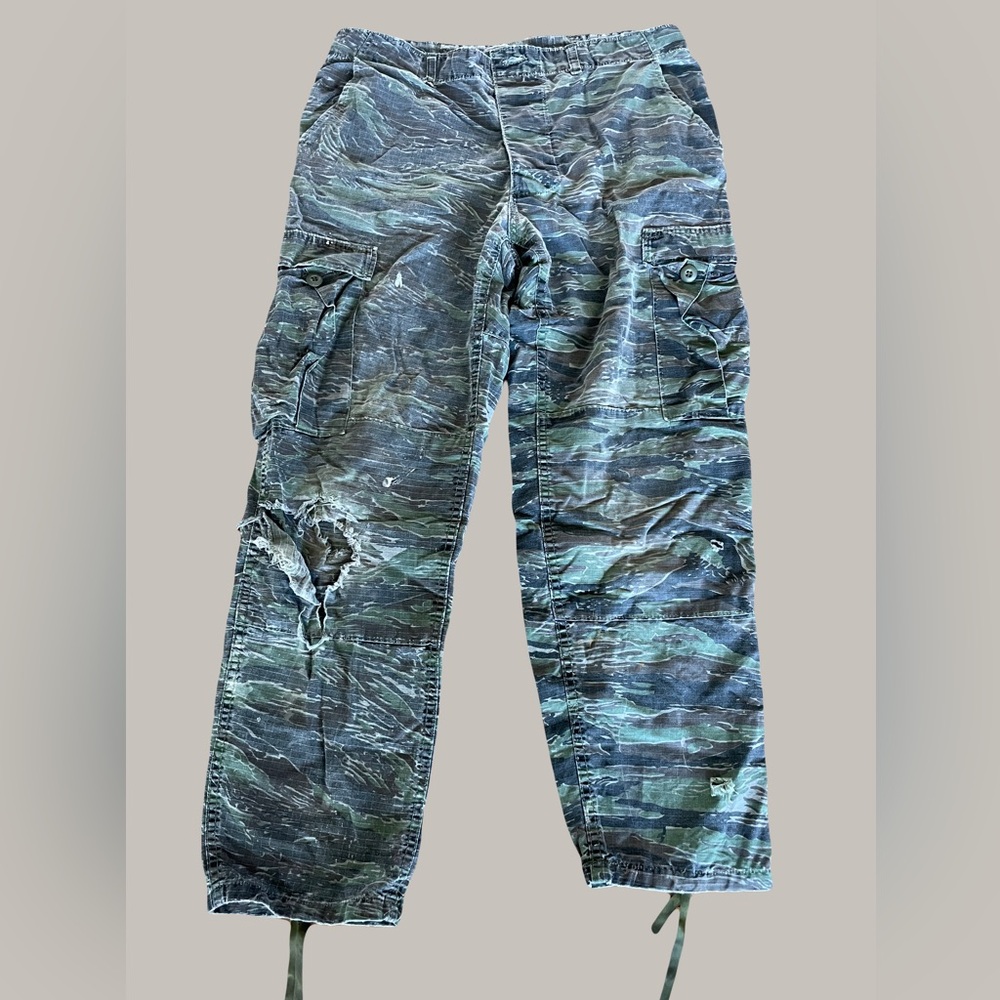 Vintage Tiger Stripe Military Pants
